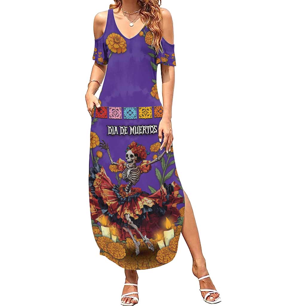Day Of The Dead Family Matching Summer Maxi Dress and Hawaiian Shirt Viva La Vida - Wonder Print Shop