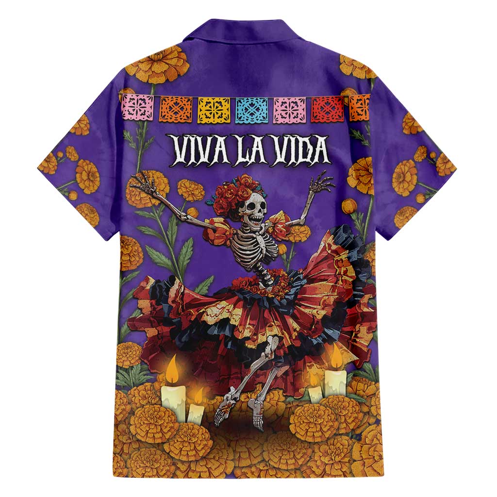 Day Of The Dead Hawaiian Shirt Viva La Vida - Wonder Print Shop