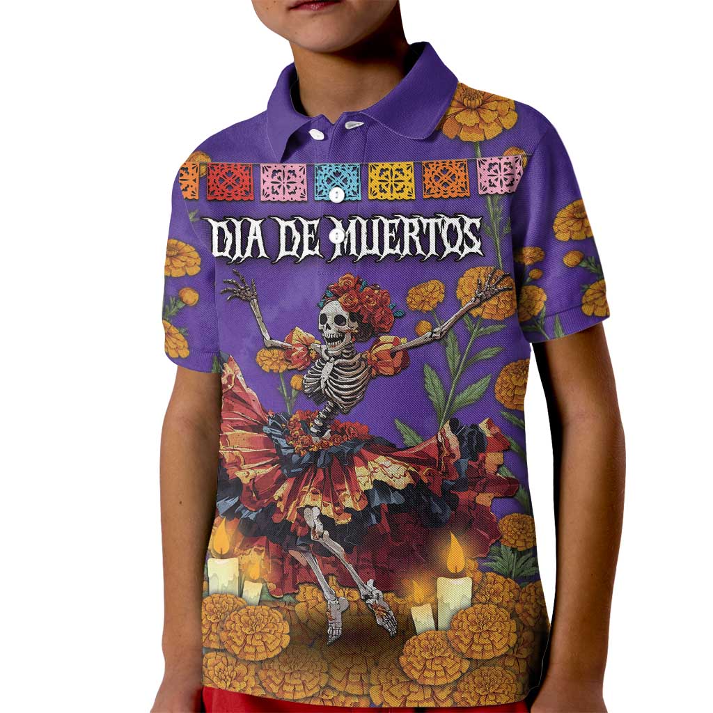 Day Of The Dead Kid Polo Shirt Viva La Vida - Wonder Print Shop