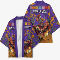 Day Of The Dead Kimono Viva La Vida - Wonder Print Shop