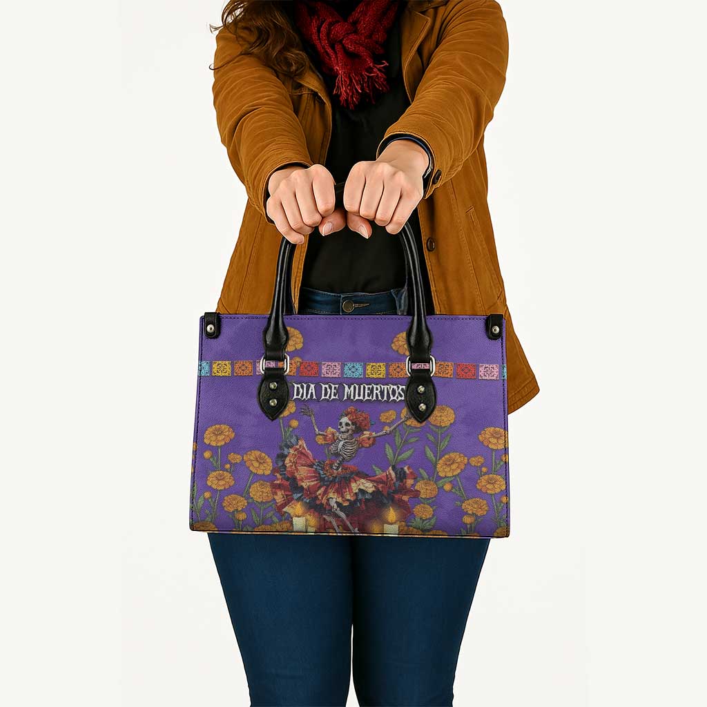 Day Of The Dead Leather Bag Viva La Vida - Wonder Print Shop