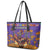 Day Of The Dead Leather Tote Bag Viva La Vida - Wonder Print Shop