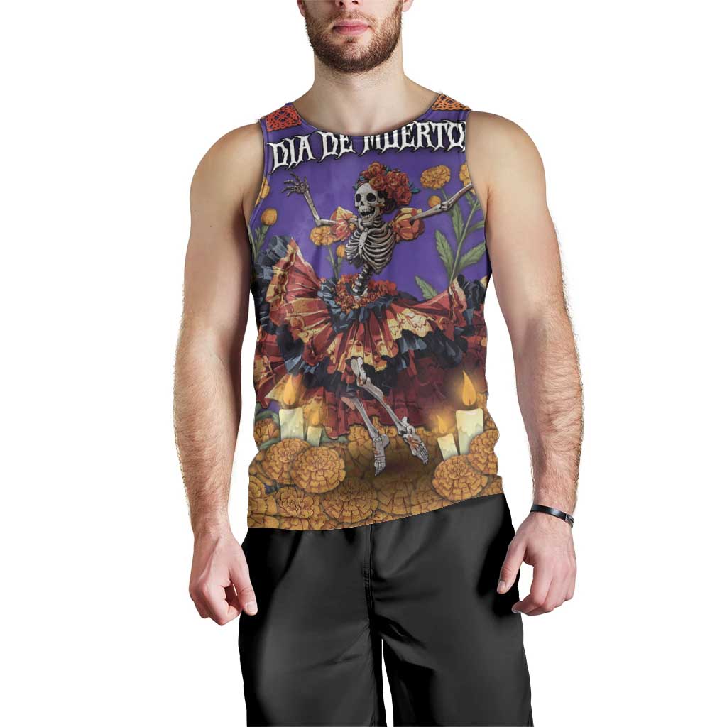Day Of The Dead Men Tank Top Viva La Vida - Wonder Print Shop