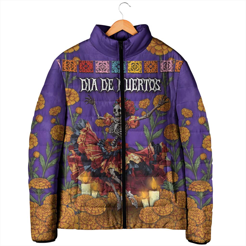 Day Of The Dead Padded Jacket Viva La Vida - Wonder Print Shop
