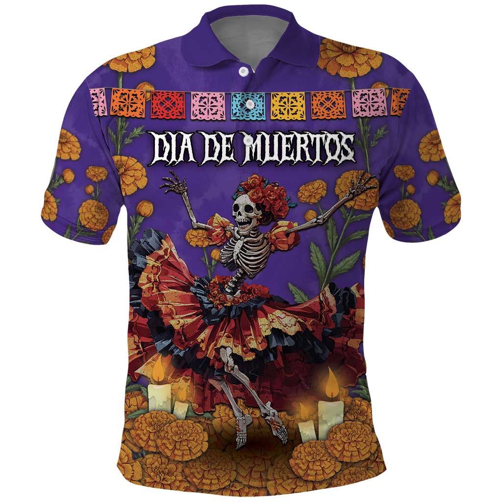 Day Of The Dead Polo Shirt Viva La Vida - Wonder Print Shop