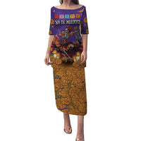 Day Of The Dead Puletasi Viva La Vida - Wonder Print Shop