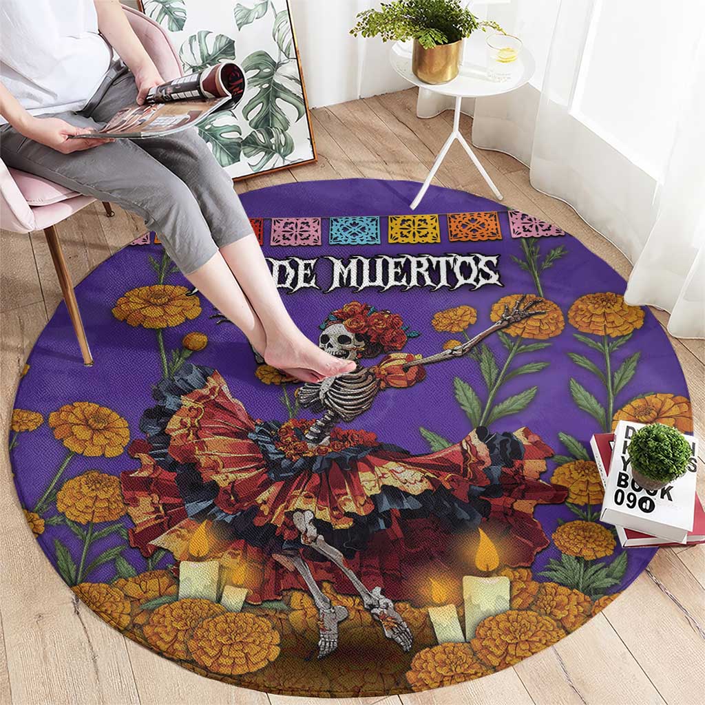 Day Of The Dead Round Carpet Viva La Vida - Wonder Print Shop