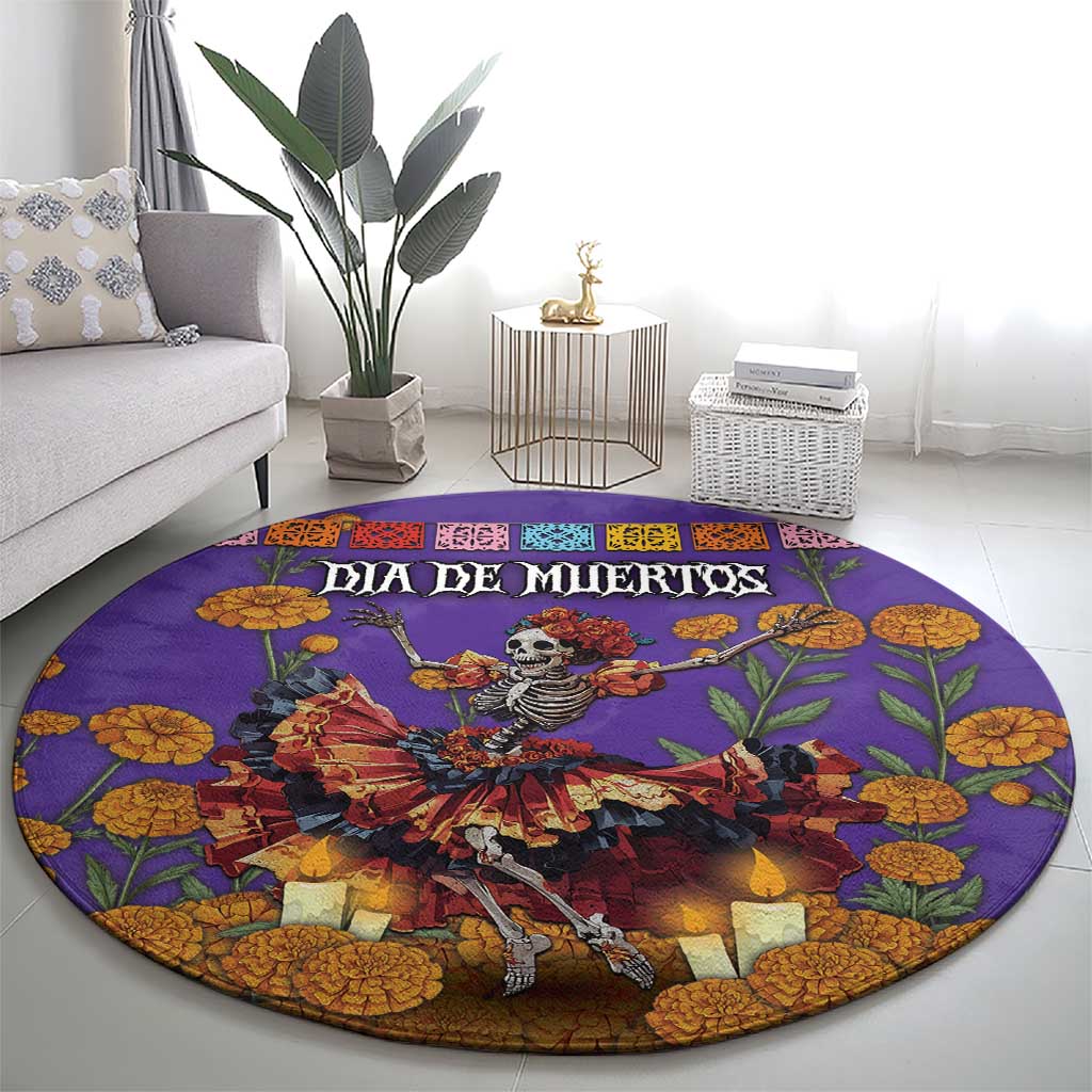 Day Of The Dead Round Carpet Viva La Vida - Wonder Print Shop