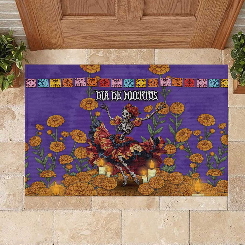 Day Of The Dead Rubber Doormat Viva La Vida - Wonder Print Shop