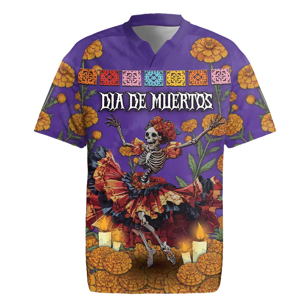 Day Of The Dead Rugby Jersey Viva La Vida - Wonder Print Shop