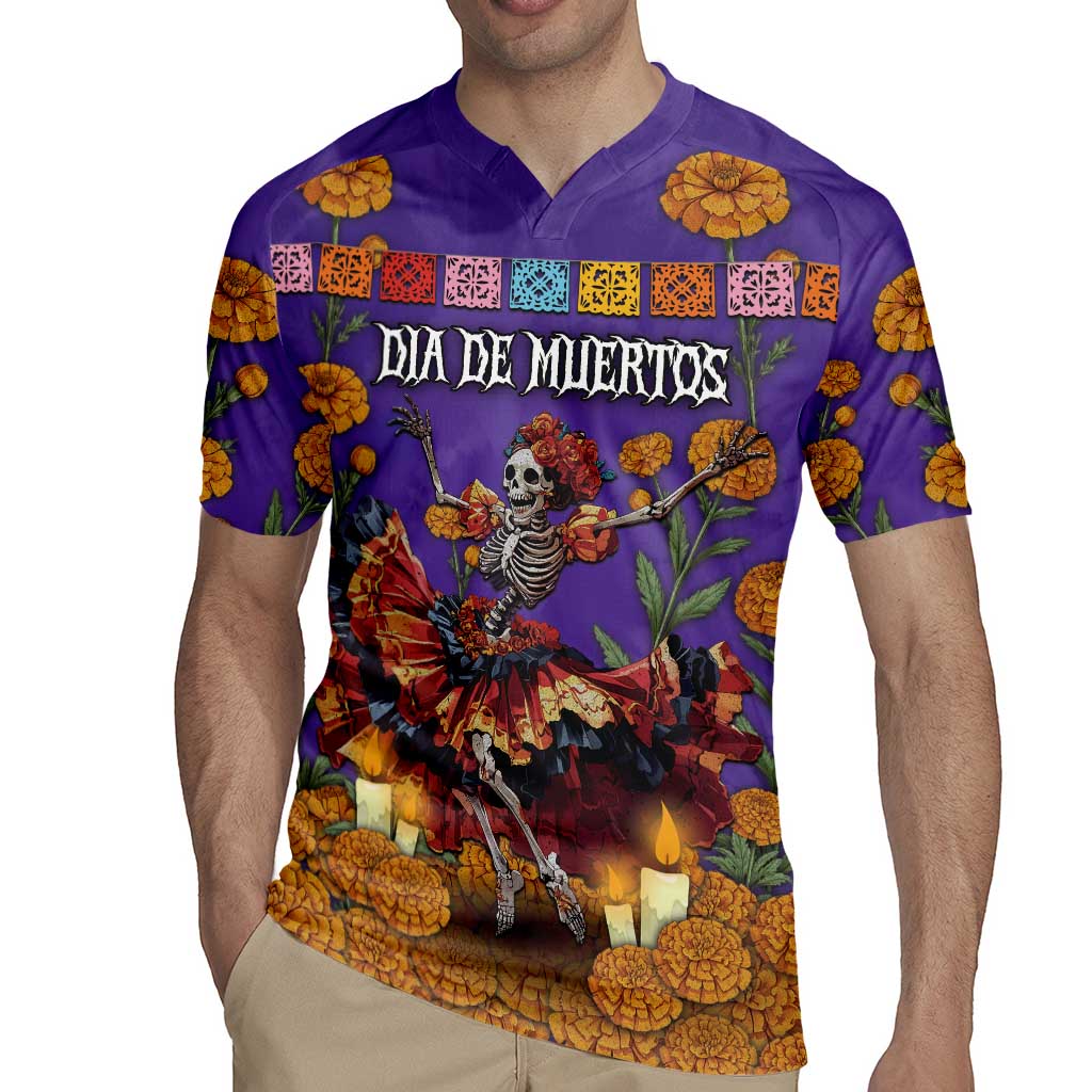 Day Of The Dead Rugby Jersey Viva La Vida - Wonder Print Shop