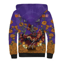 Day Of The Dead Sherpa Hoodie Viva La Vida - Wonder Print Shop