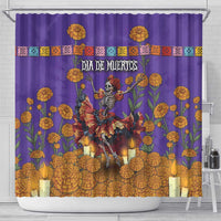 Day Of The Dead Shower Curtain Viva La Vida - Wonder Print Shop