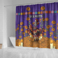 Day Of The Dead Shower Curtain Viva La Vida - Wonder Print Shop