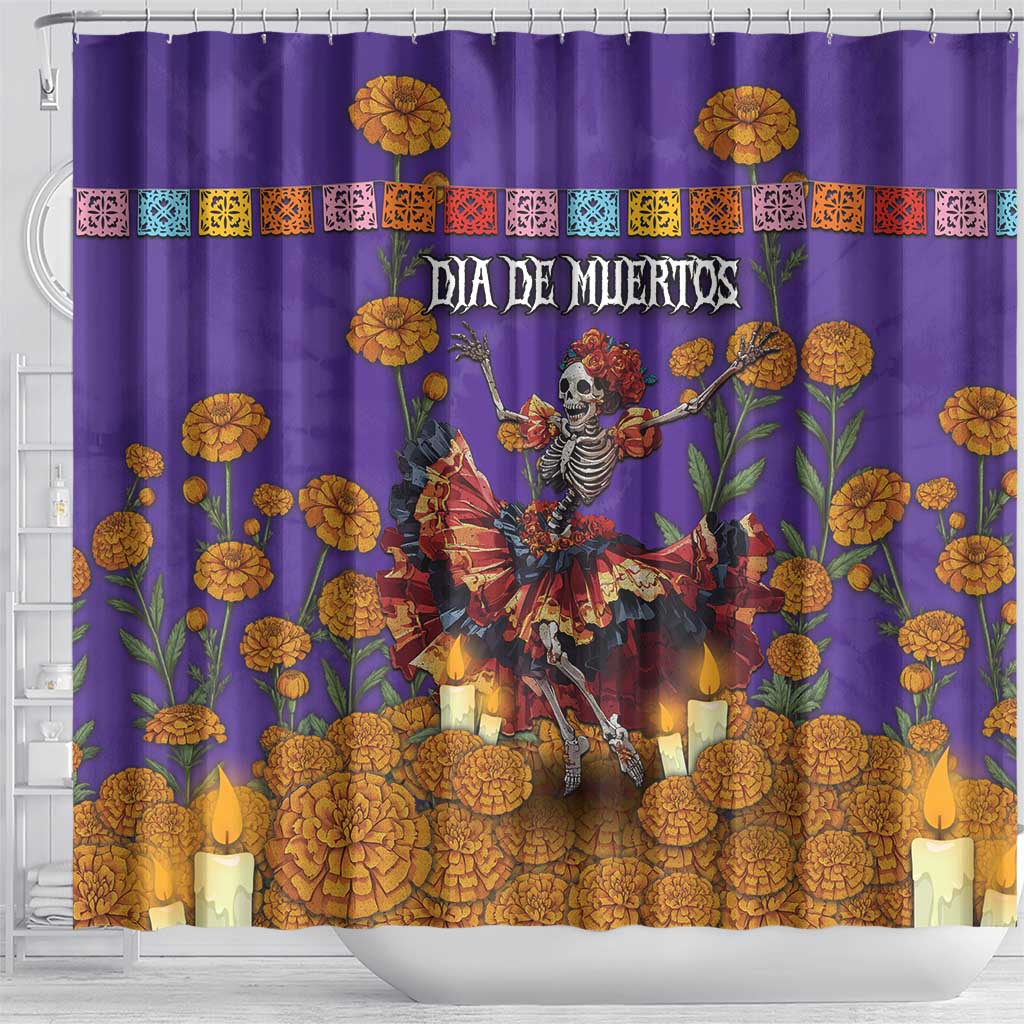 Day Of The Dead Shower Curtain Viva La Vida - Wonder Print Shop