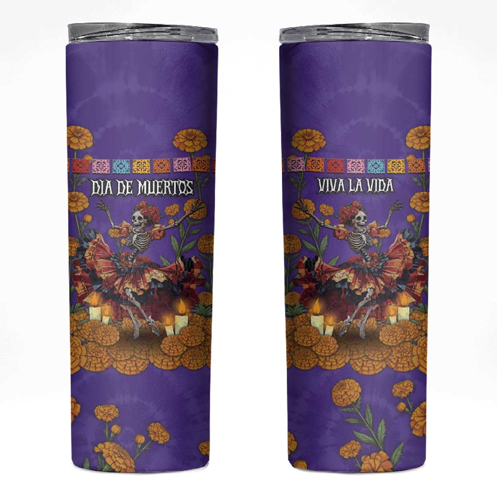 Day Of The Dead Skinny Tumbler Viva La Vida - Wonder Print Shop