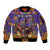 Day Of The Dead Sleeve Zip Bomber Jacket Viva La Vida - Wonder Print Shop