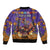 Day Of The Dead Sleeve Zip Bomber Jacket Viva La Vida - Wonder Print Shop