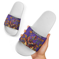 Day Of The Dead Slide Sandals Viva La Vida - Wonder Print Shop