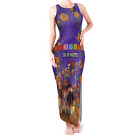 Day Of The Dead Tank Maxi Dress Viva La Vida - Wonder Print Shop
