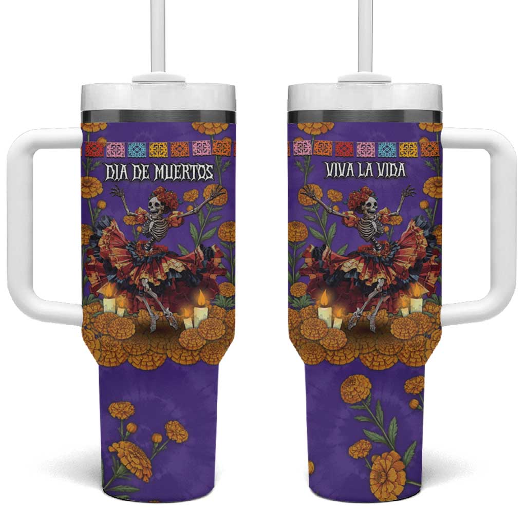 Day Of The Dead Tumbler With Handle Viva La Vida - Wonder Print Shop