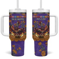Day Of The Dead Tumbler With Handle Viva La Vida - Wonder Print Shop