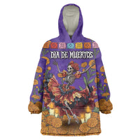 Day Of The Dead Wearable Blanket Hoodie Viva La Vida - Wonder Print Shop