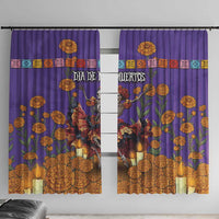 Day Of The Dead Window Curtain Viva La Vida - Wonder Print Shop