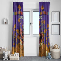 Day Of The Dead Window Curtain Viva La Vida - Wonder Print Shop