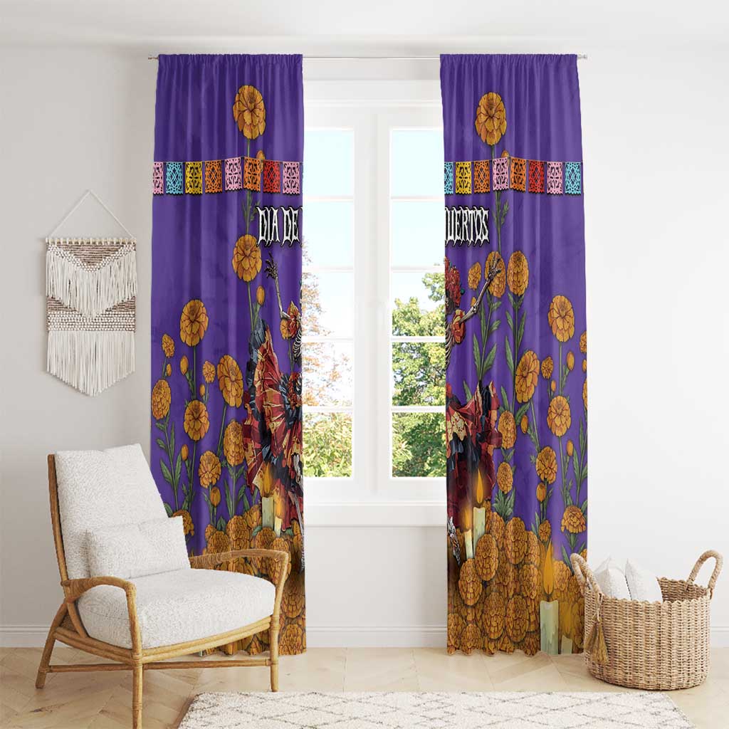 Day Of The Dead Window Curtain Viva La Vida - Wonder Print Shop