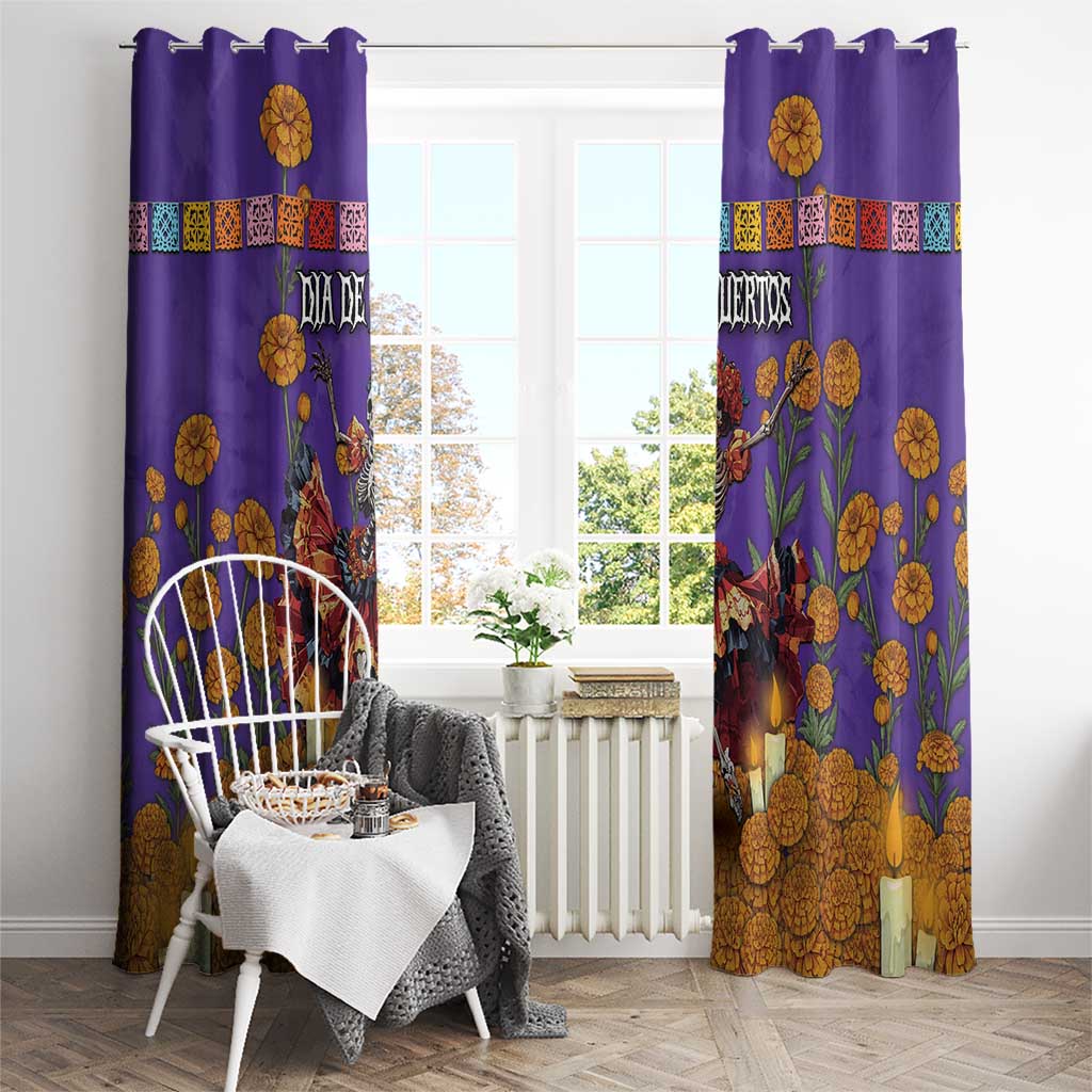 Day Of The Dead Window Curtain Viva La Vida - Wonder Print Shop