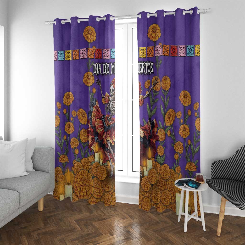 Day Of The Dead Window Curtain Viva La Vida - Wonder Print Shop