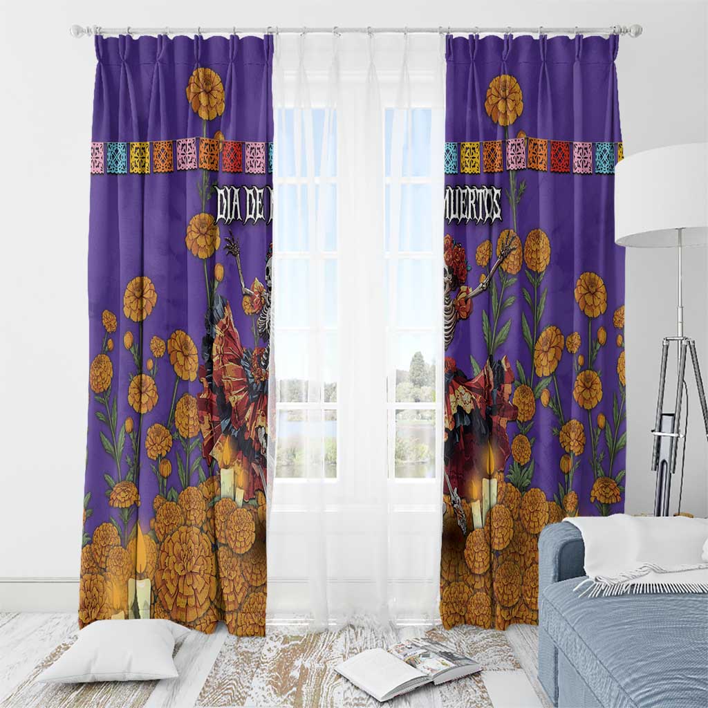 Day Of The Dead Window Curtain Viva La Vida - Wonder Print Shop