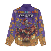 Day Of The Dead Women Casual Shirt Viva La Vida - Wonder Print Shop