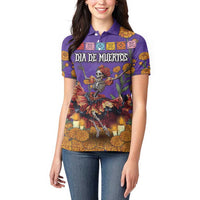 Day Of The Dead Women Polo Shirt Viva La Vida - Wonder Print Shop
