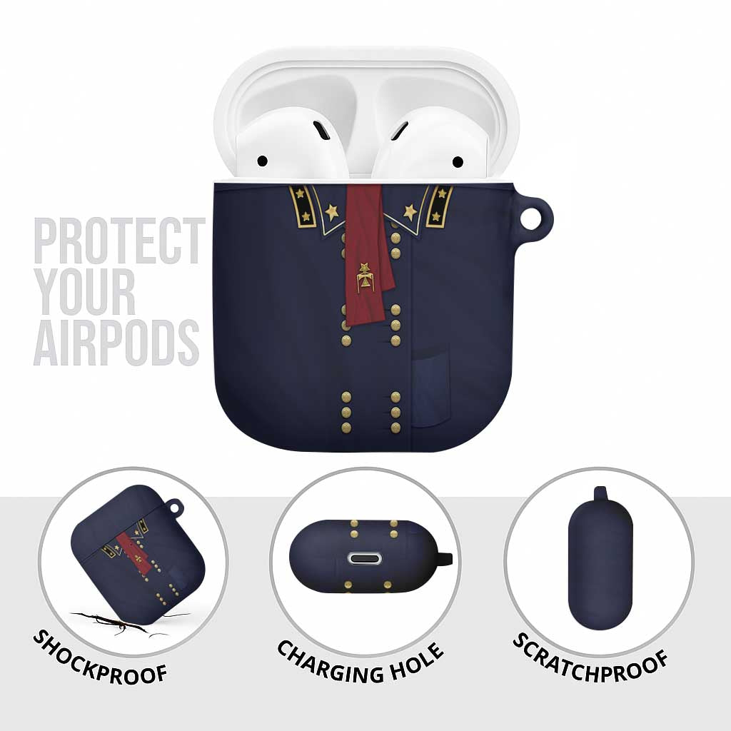 George Armstrong Custer AirPods Case Soldier Costume - Wonder Print Shop