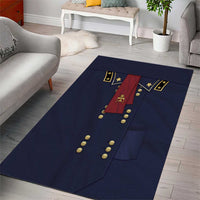 George Armstrong Custer Area Rug Soldier Costume - Wonder Print Shop
