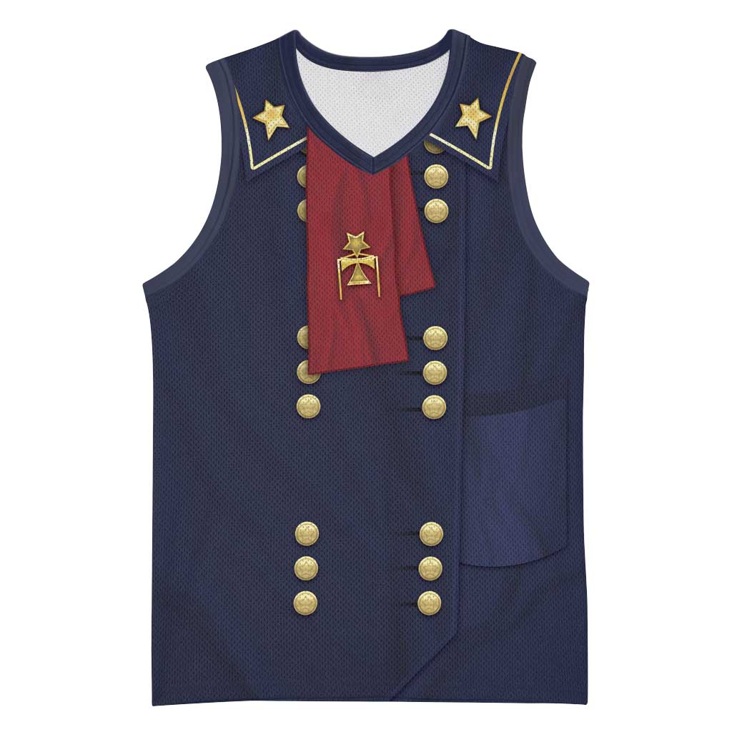 George Armstrong Custer Basketball Jersey Soldier Costume - Wonder Print Shop