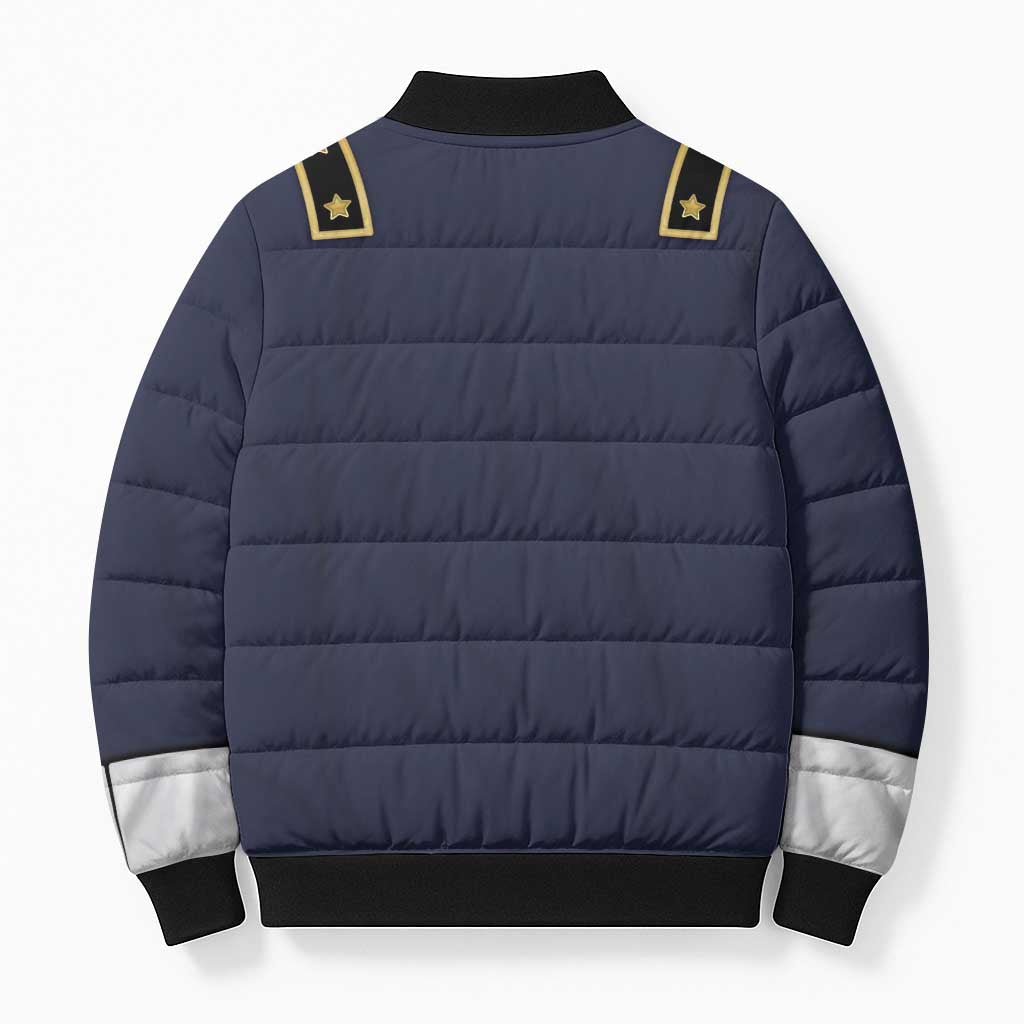 George Armstrong Custer Bomber Puffer Jacket Soldier Costume - Wonder Print Shop