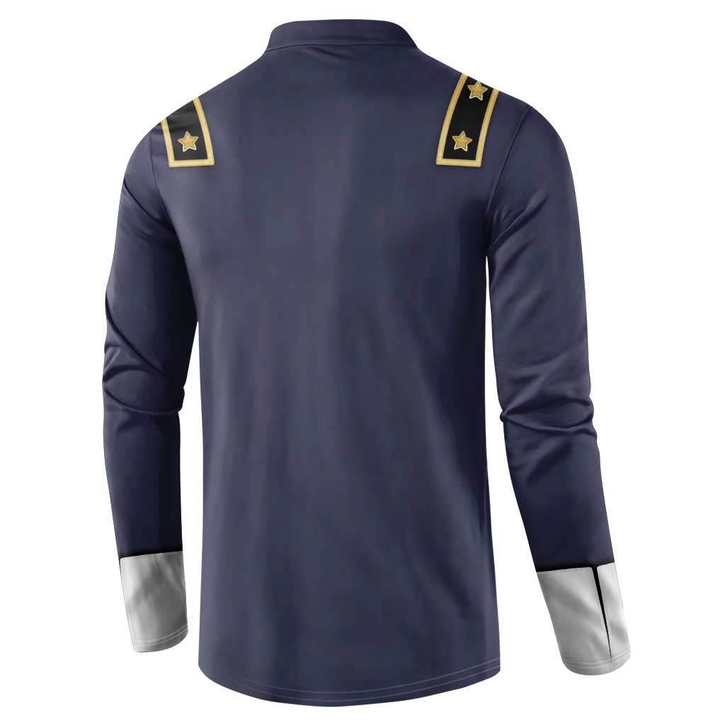 George Armstrong Custer Button Sweatshirt Soldier Costume - Wonder Print Shop