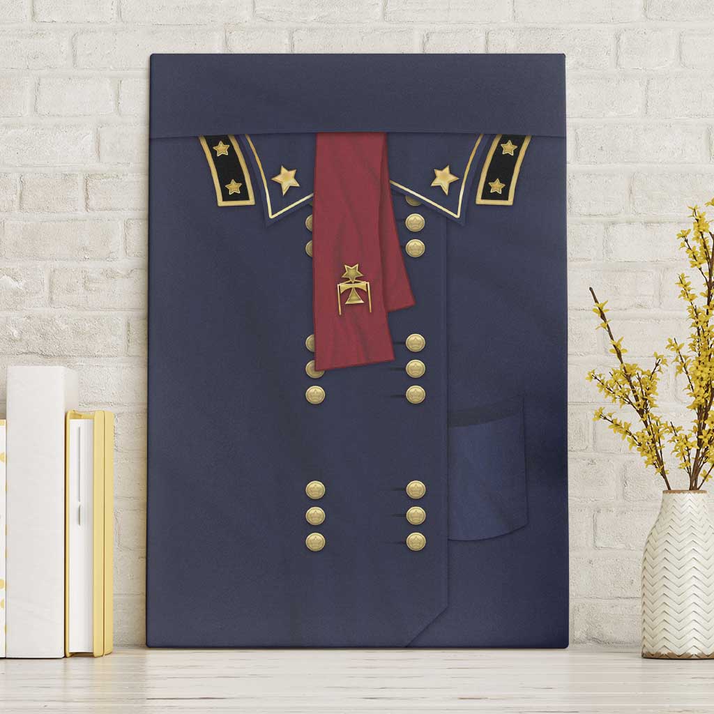 George Armstrong Custer Canvas Wall Art Soldier Costume - Wonder Print Shop