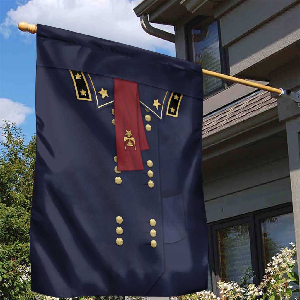 George Armstrong Custer Garden Flag Soldier Costume - Wonder Print Shop