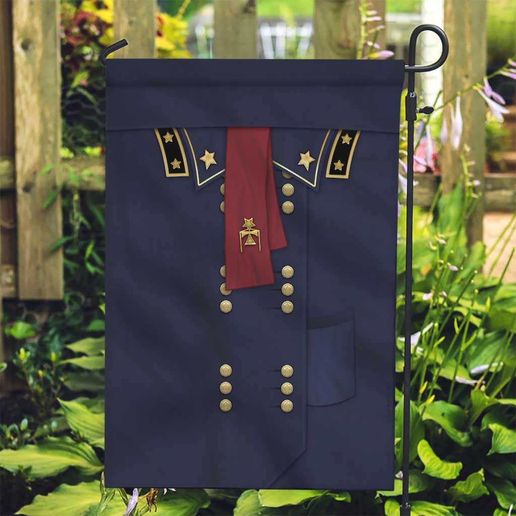 George Armstrong Custer Garden Flag Soldier Costume - Wonder Print Shop
