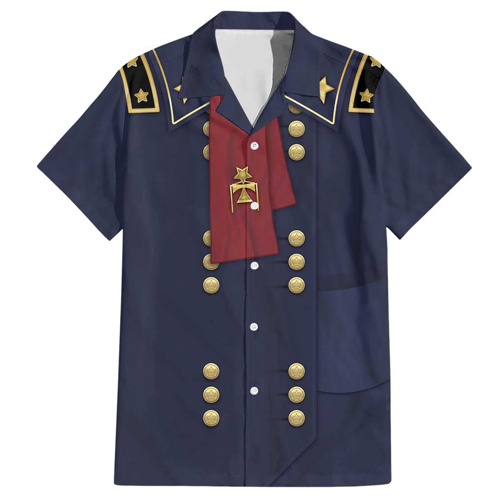 George Armstrong Custer Hawaiian Shirt Soldier Costume - Wonder Print Shop
