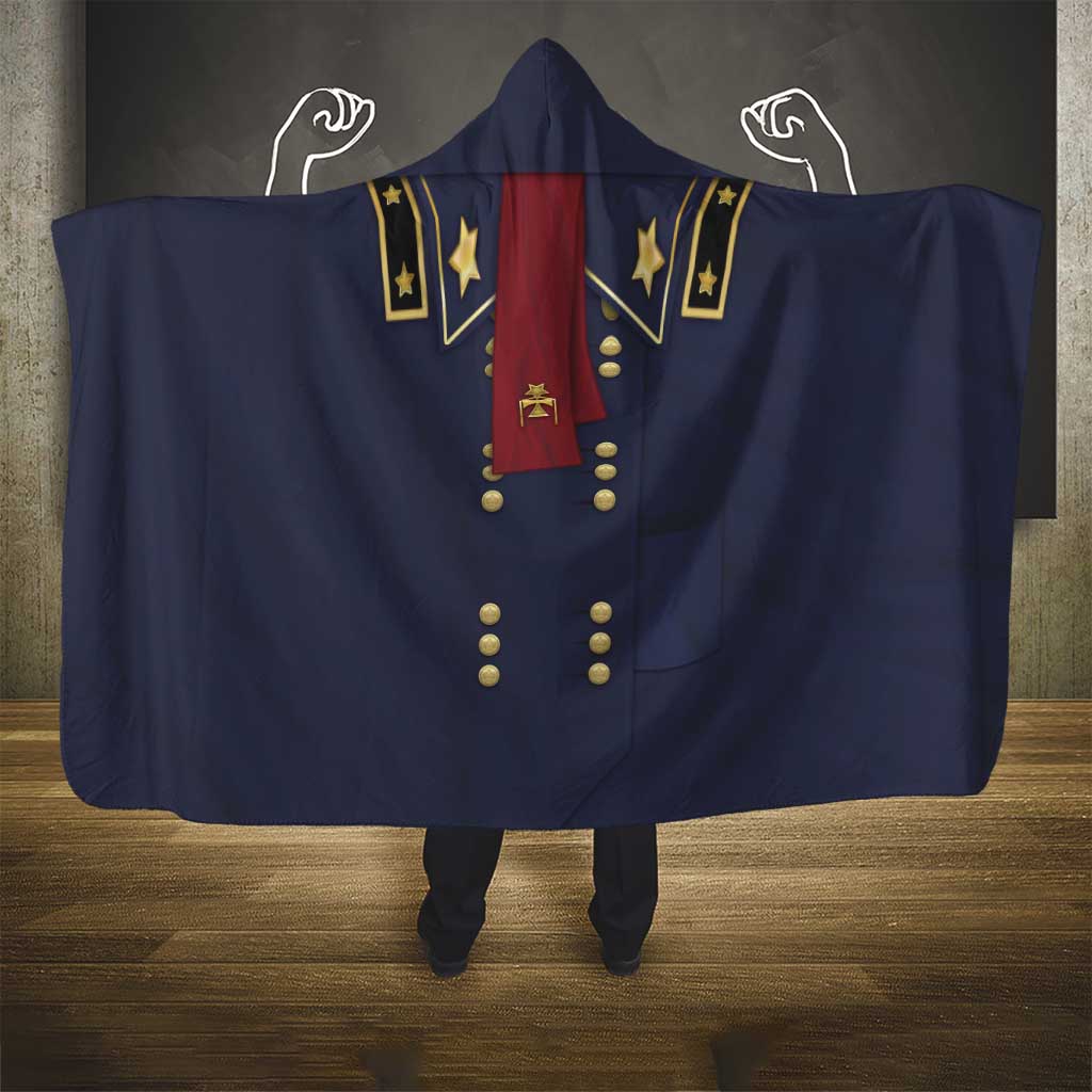 George Armstrong Custer Hooded Blanket Soldier Costume - Wonder Print Shop