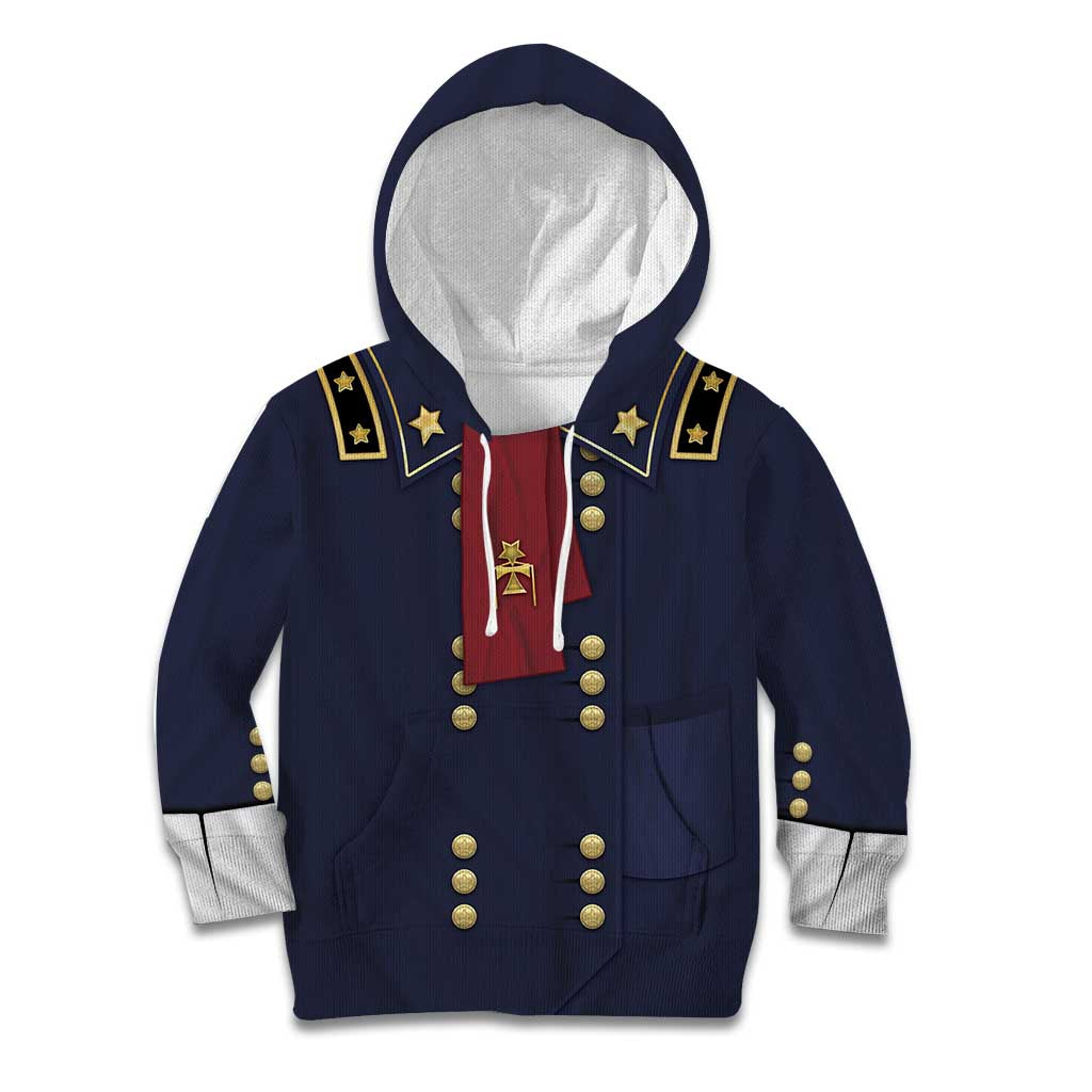 George Armstrong Custer Kid Hoodie Soldier Costume - Wonder Print Shop