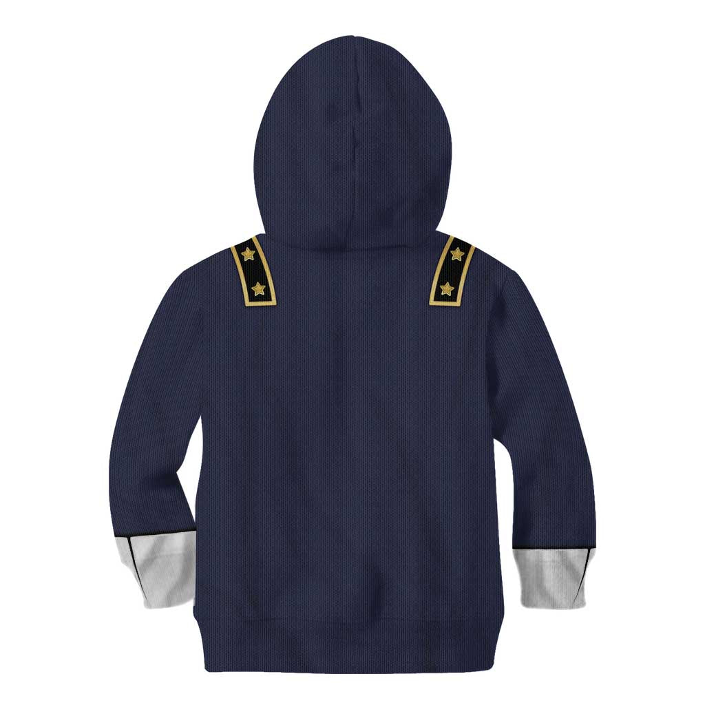 George Armstrong Custer Kid Hoodie Soldier Costume - Wonder Print Shop