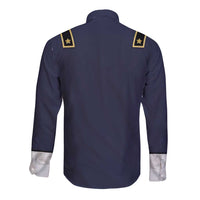 George Armstrong Custer Long Sleeve Button Shirt Soldier Costume - Wonder Print Shop