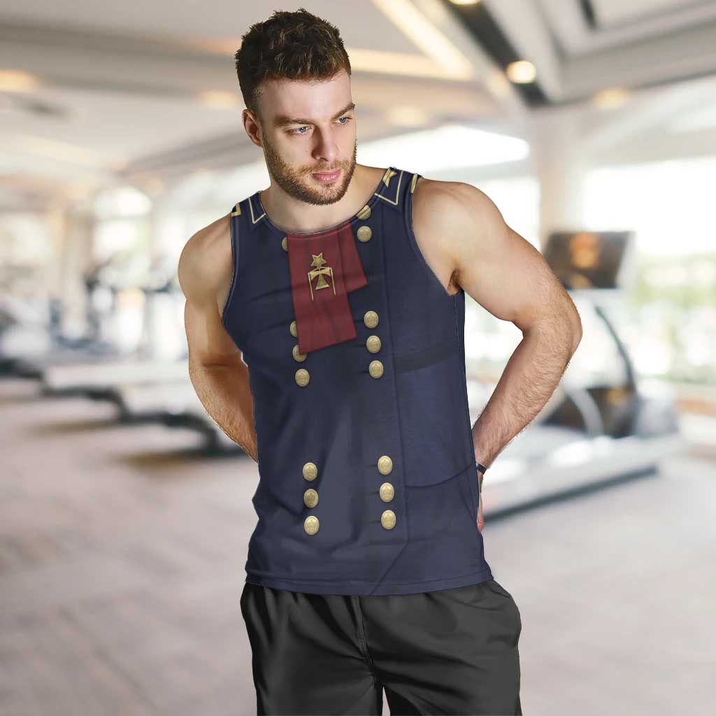 George Armstrong Custer Men Tank Top Soldier Costume - Wonder Print Shop