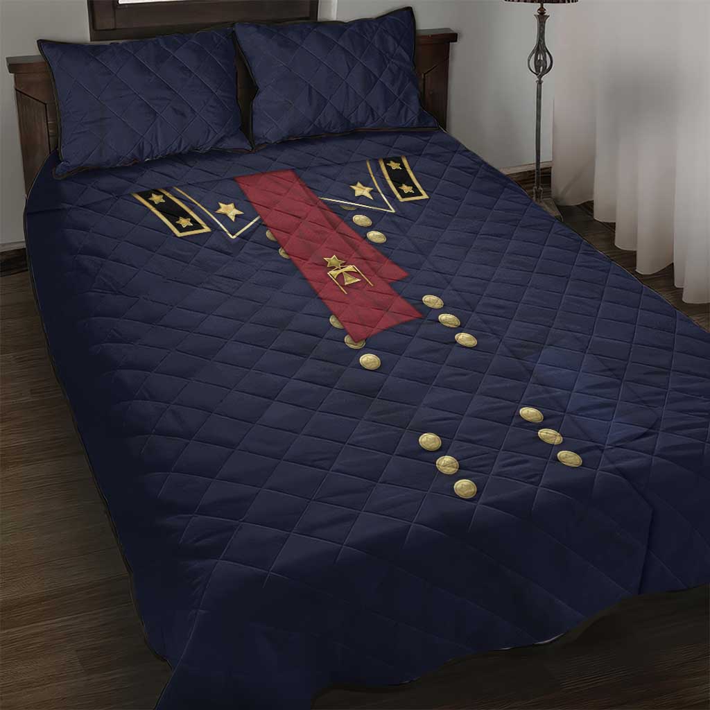 George Armstrong Custer Quilt Bed Set Soldier Costume - Wonder Print Shop
